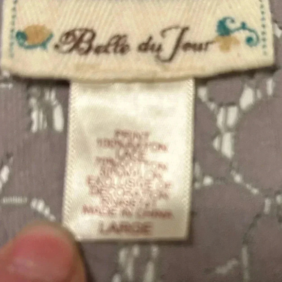 Belle du Jour Geometric Colorful 1/2 Zip Front Lace Racer-bank Tank Dress Large. - Picture 6 of 10